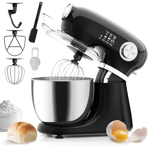 Electric Stand Mixer with 12 Speeds and Accessories