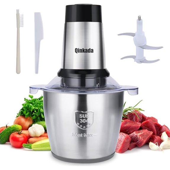 Food Processor 500W with 14-Cup Bowl and Blades