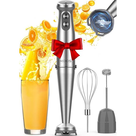 KOIOS 1000W 3-in-1 Hand Blender with Turbo