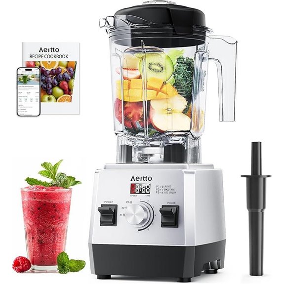 Aeitto 68Oz Blender with 1800W Power and Presets