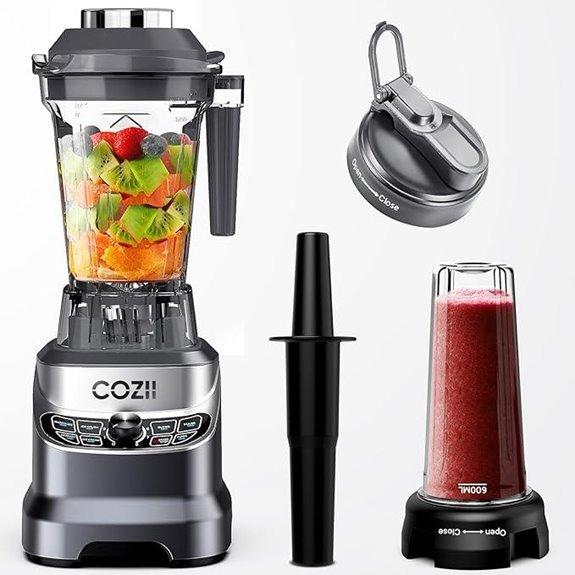 COZII 2000W Blender with 7 Presets and To-Go Cups