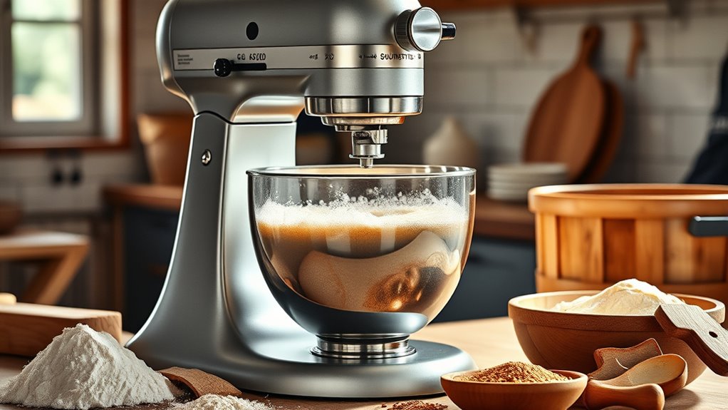 powerful versatile dough mixer