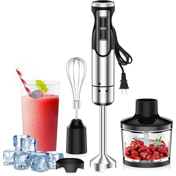 1800W 4-in-1 Hand Blender with Accessories