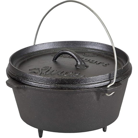 Stansport Pre-Seasoned Cast Iron Dutch Oven