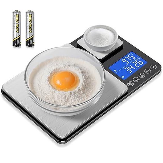 Dual Platform Kitchen Scale with 0.01g Precision