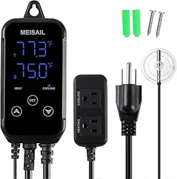 Digital Temperature Controller for Heating & Cooling