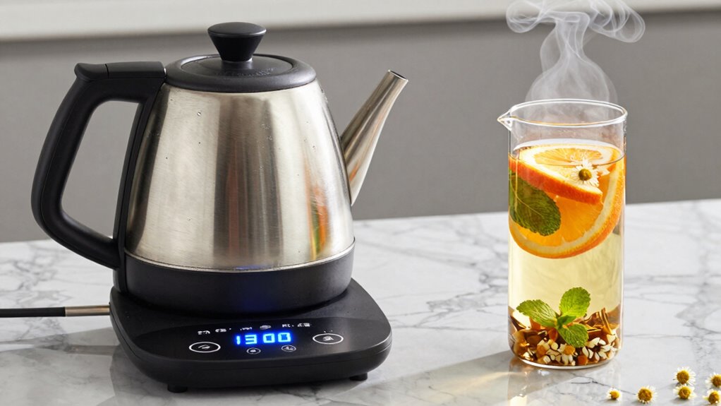 precise temperature for infusions