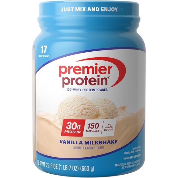 Premier Protein Vanilla Powder 30g Protein 17 Servings