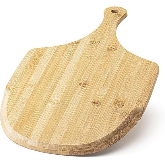 Premium Bamboo Pizza Peel and Cutting Board