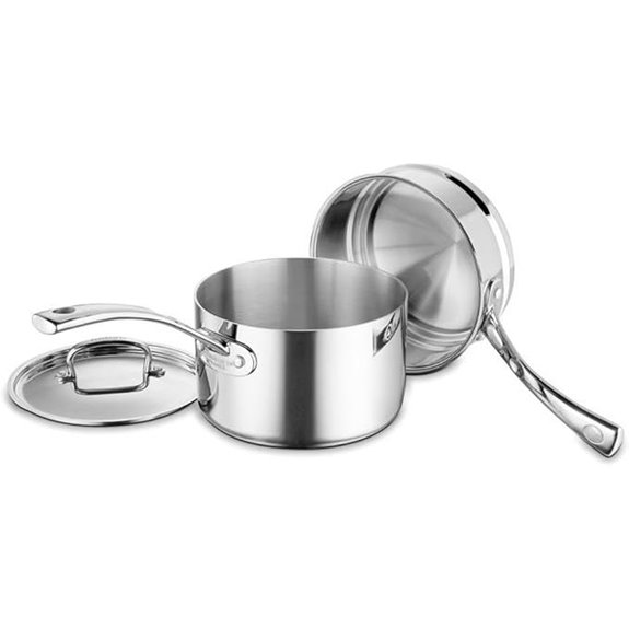 Cuisinart French Classic 3-Piece Saucepan & Double Boiler
