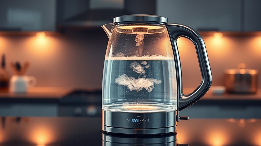 premium glass kettle features