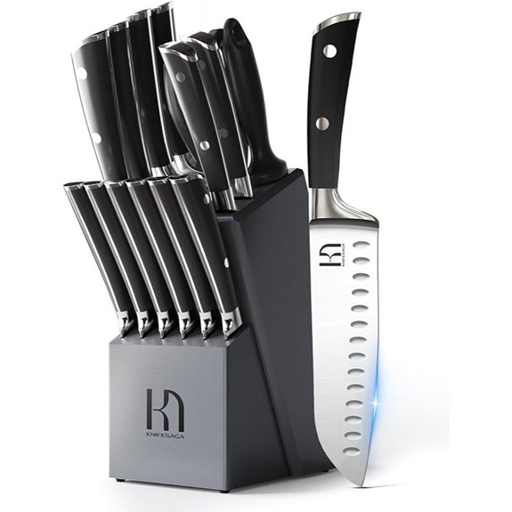 Premium 15-Piece Japanese High-Carbon Knife Set
