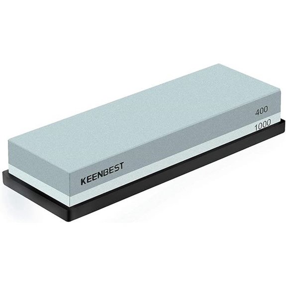Premium Sharpening Stone Set with Non-slip Base