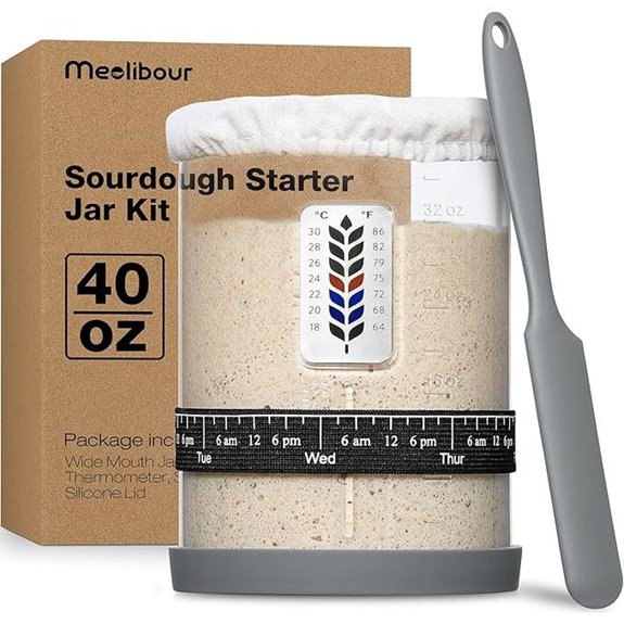 Premium Pro Sourdough Starter Jar Kit