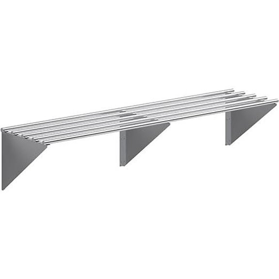 Premium Stainless Steel Wall Shelf 72 x 18