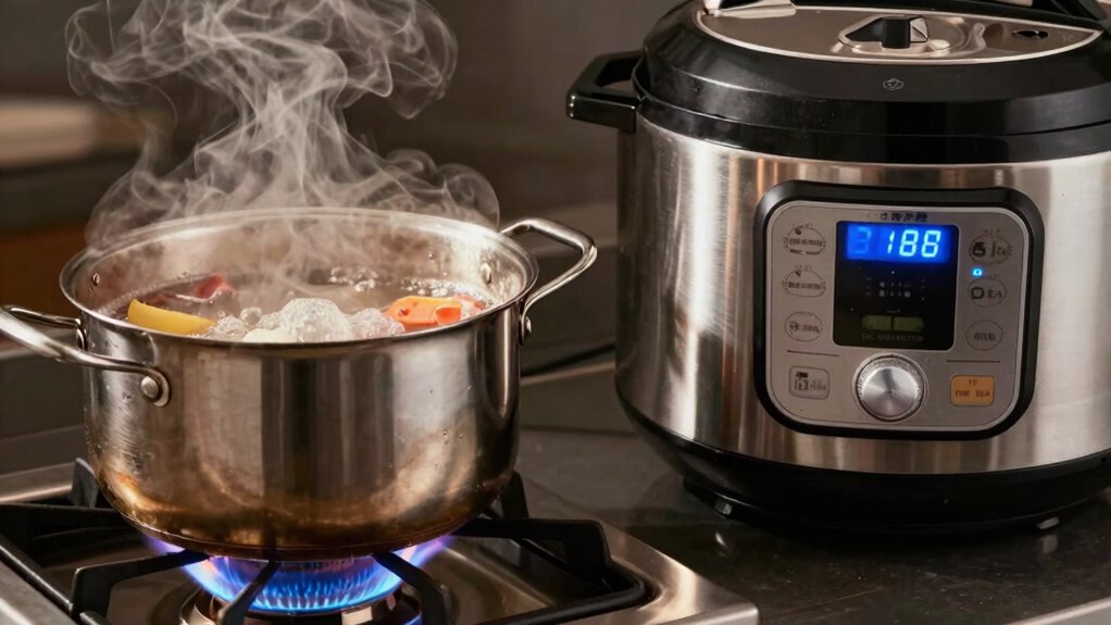 pressure build up affects texture