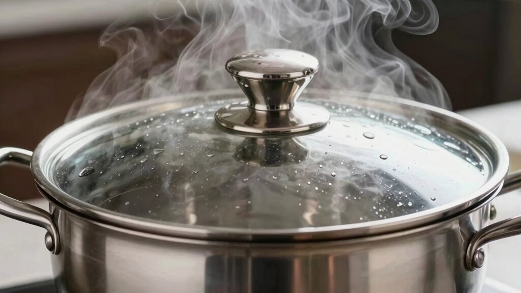 pressure buildup causing lid rattling