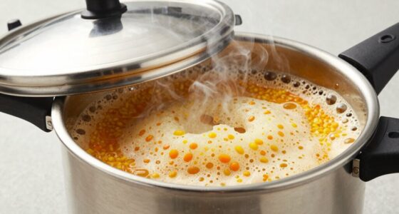 pressure causes foam formation