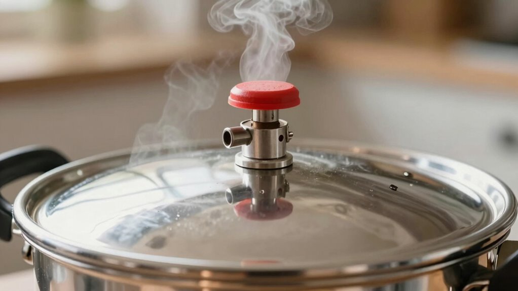 pressure release prevents over pressurization