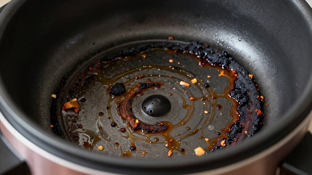 prevent food burning and sticking