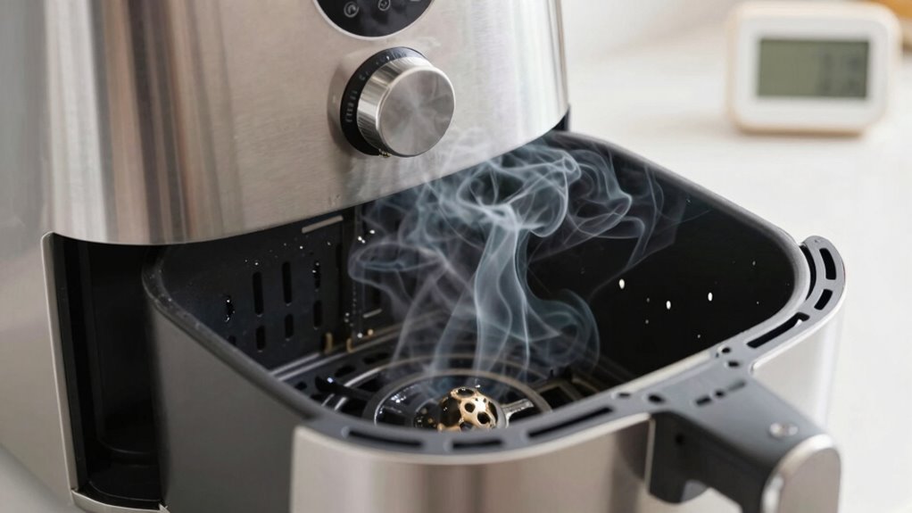 prevent grease buildup smoke