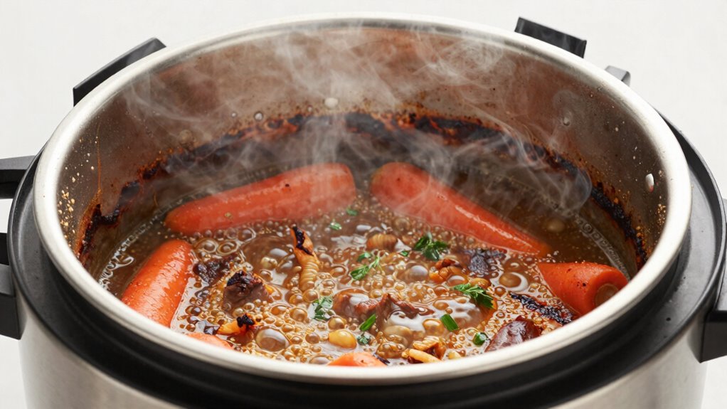 preventing food burning issues