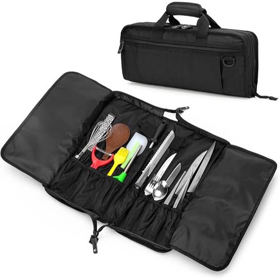 Chef Knife Bag with Lockhole & 23 Slots for Professionals
