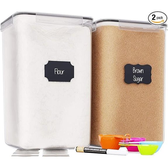 Chef's Path Large Airtight Food Storage Containers (2-Pack)