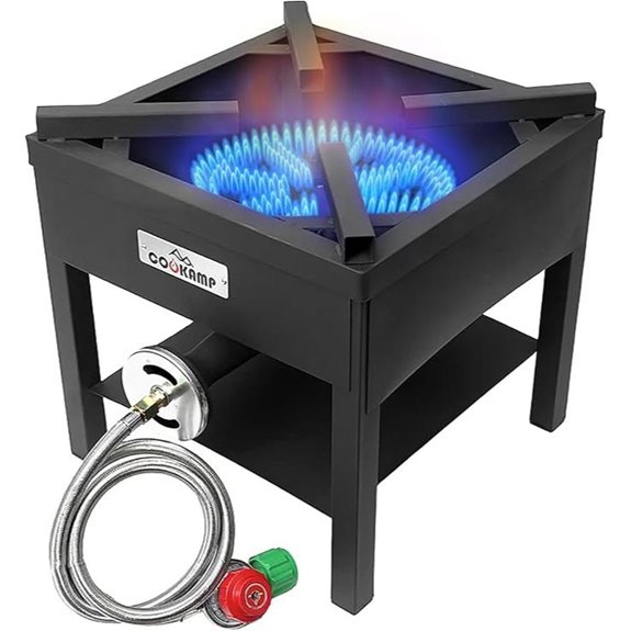 High Pressure Propane Gas Cooker with Regulator