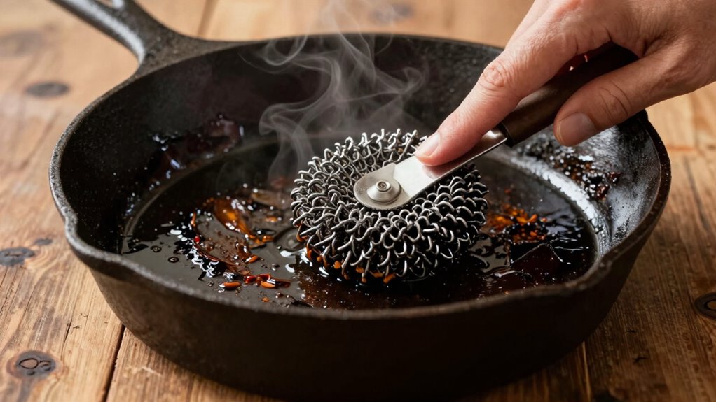 proper cast iron cleaning