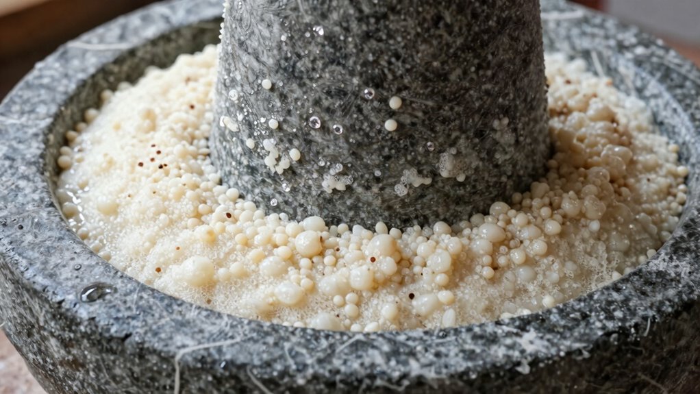 proper fermentation and grinding