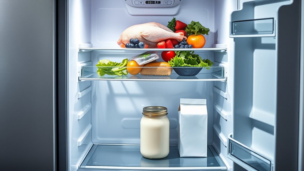 proper food storage placement