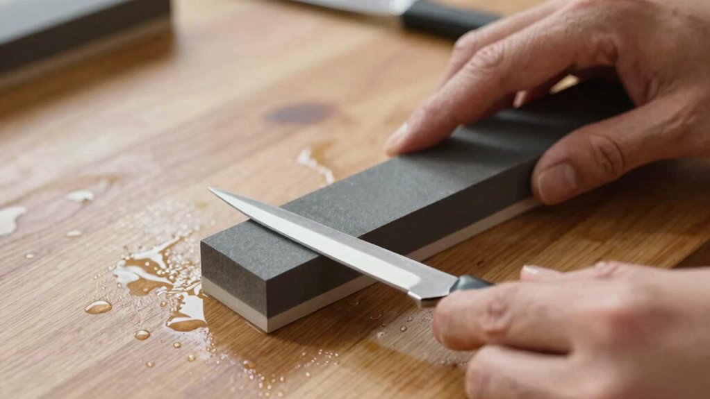 proper knife sharpening technique