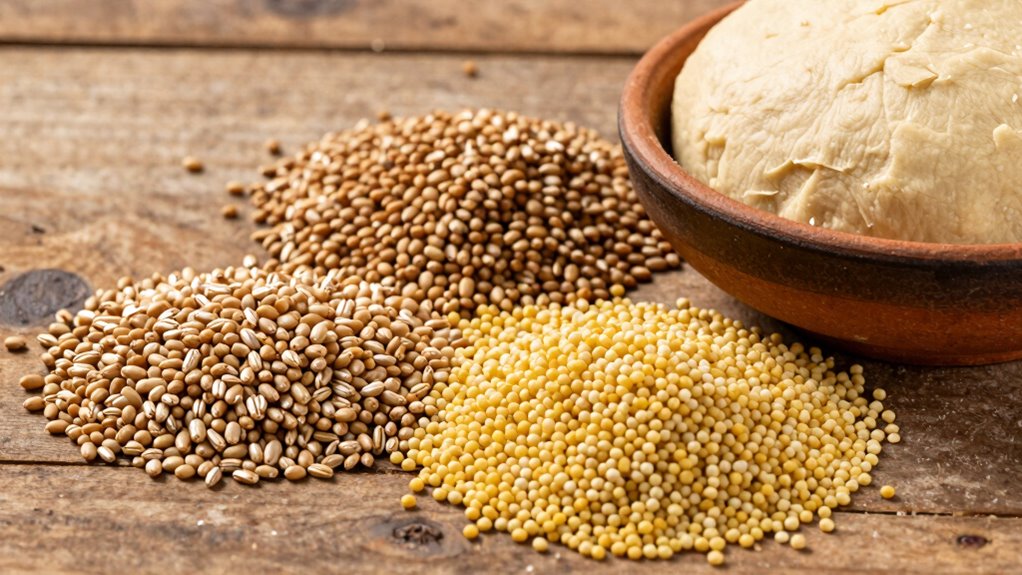 proper millet dough kneading