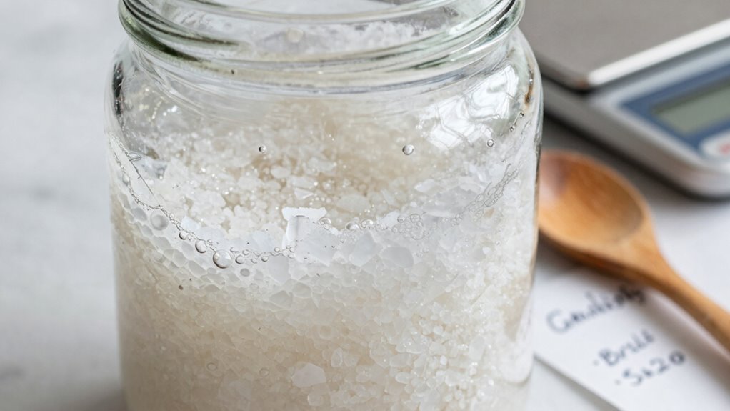 proper salt brine preparation