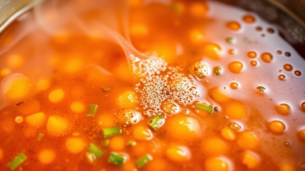 proper spice simmering technique