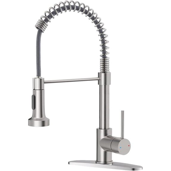 OWOFAN Kitchen Faucet with Pull-Down Sprayer