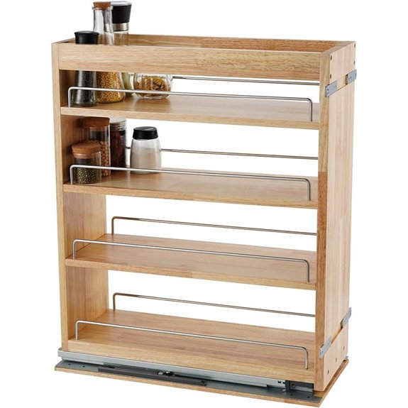 DINDON Pull Out Spice Rack Organizer for Cabinets