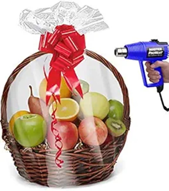 Purple Q Crafts Shrink Wrap Basket Bags (10 Pack)