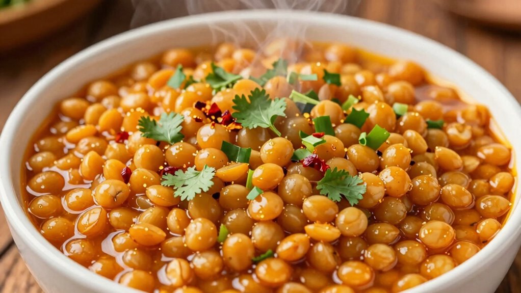 quick flavorful lentils