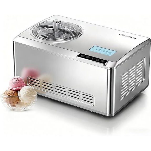 Fast Freezing 2.1QT Ice Cream Maker with LCD