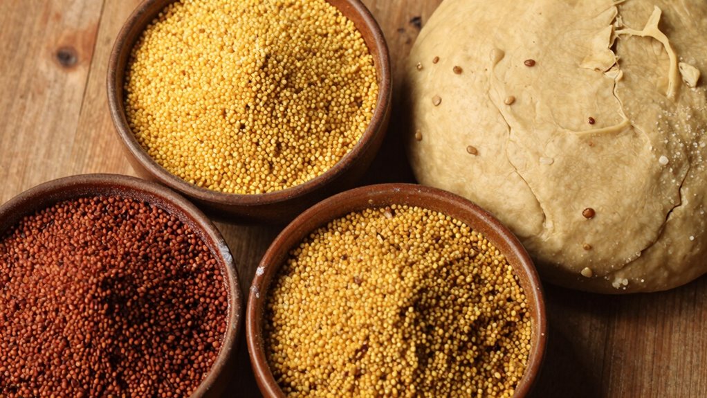 ragi flour water absorption