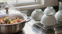 rapidly cool cooked foods