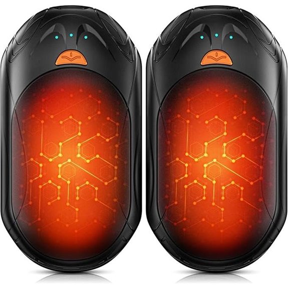 Rechargeable AI Hand Warmers 2 Pack Long-Lasting Heating