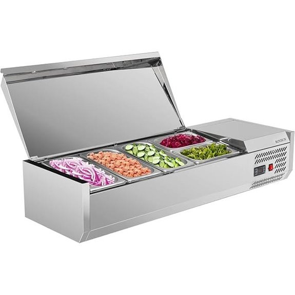 ROVSUN 47 Refrigerated Sandwich Prep Table