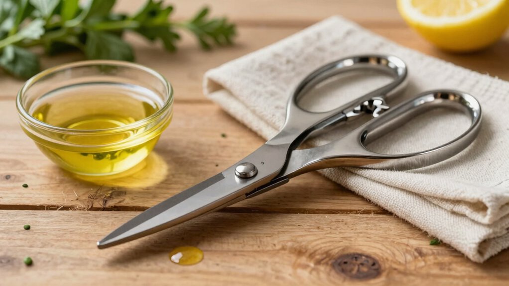 regular cleaning and oiling