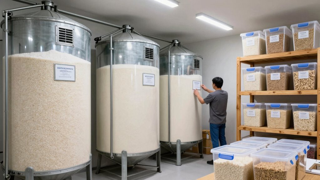 regular grain inspection and rotation