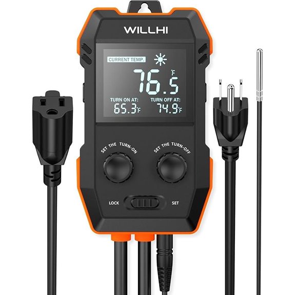 WH2408 Digital Temperature Controller for Reptile & Aquarium