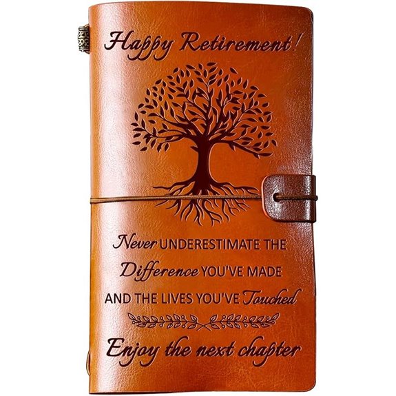 retirement travel journal gift
