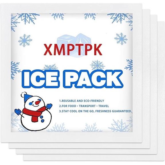Reusable Gel Ice Packs for Cooler and Lunches